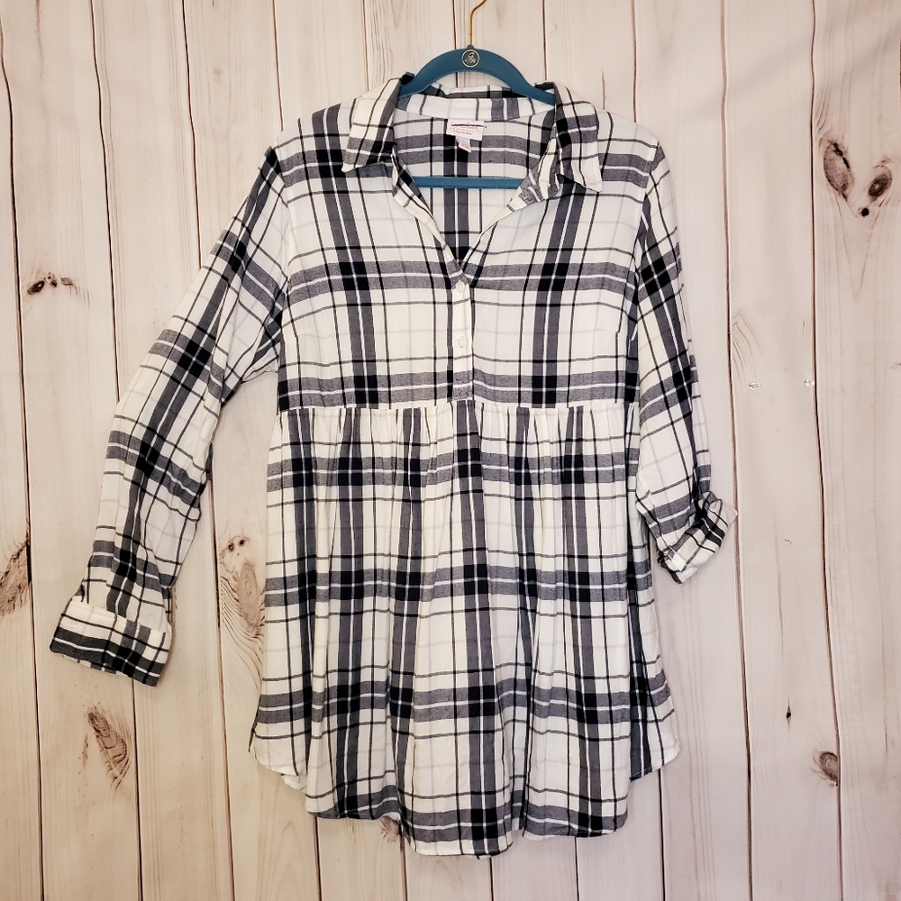 Isabel Navy and White Maternity top